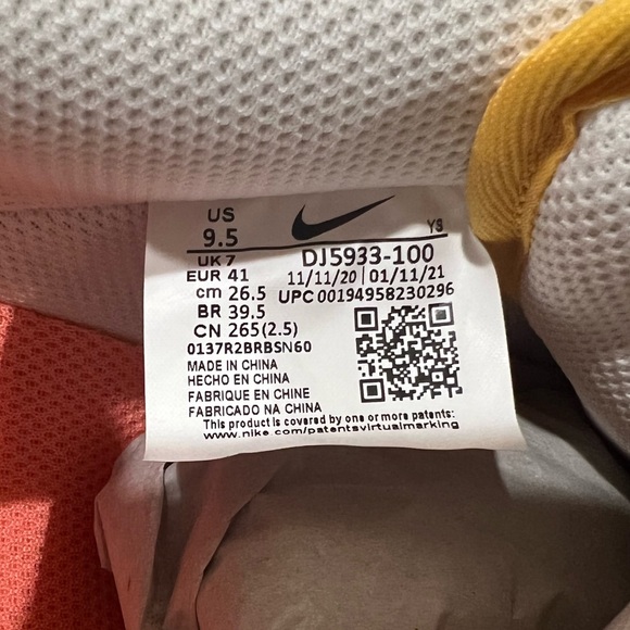 Nike Air Force 1 ‘07, DJ5933 100, Women’s, Multicolor - Picture 13 of 13